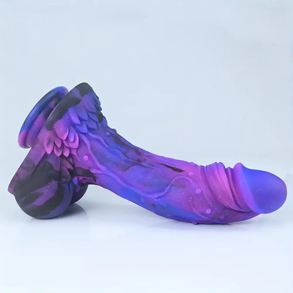 Galaxy Silicone Suction Dildo - Large Dildo with Suction Base