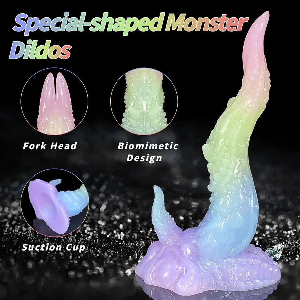 Galaxy Tentacle Fantasy Dildo - Dragon Monster Dildo