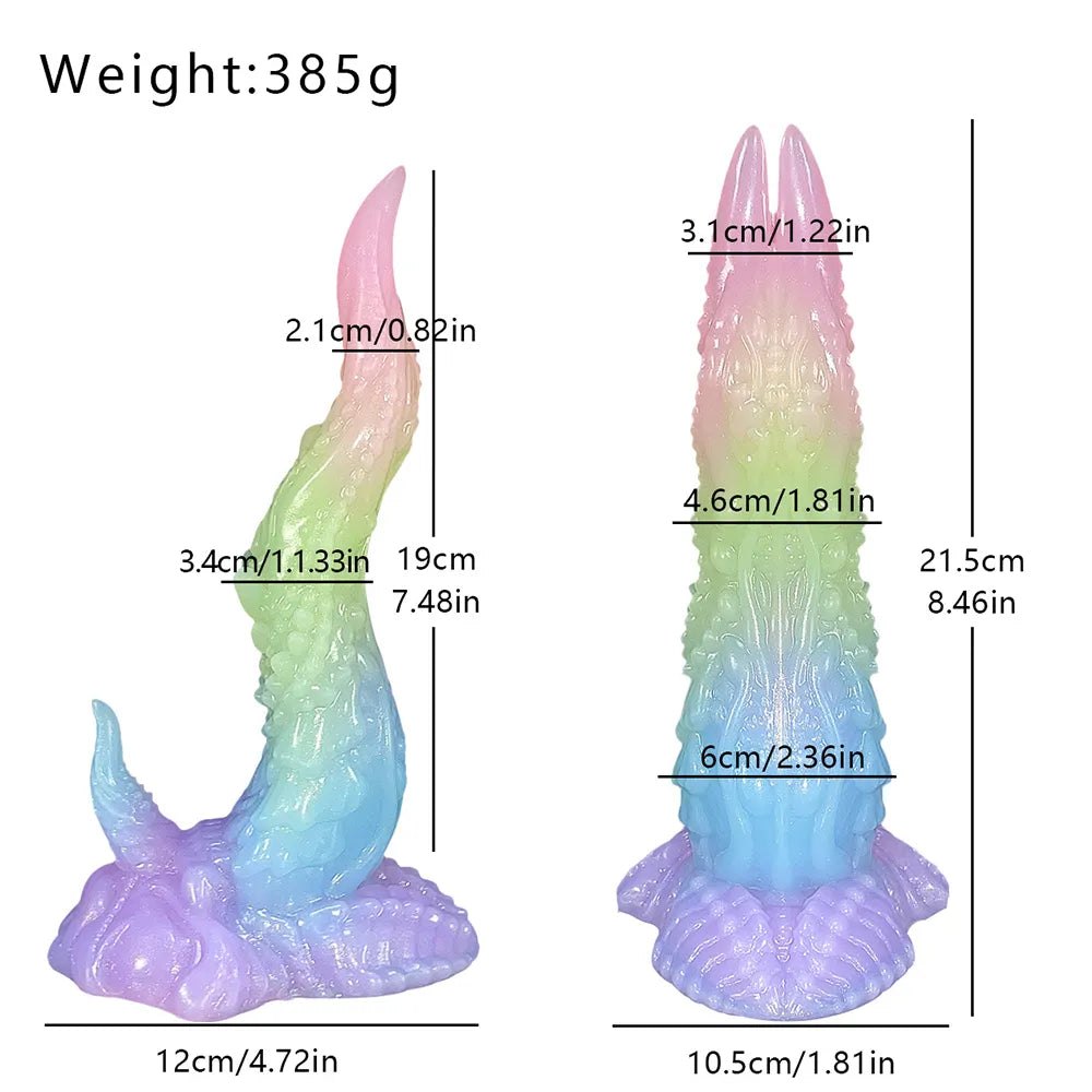 Galaxy Tentacle Fantasy Dildo - Dragon Monster Dildo