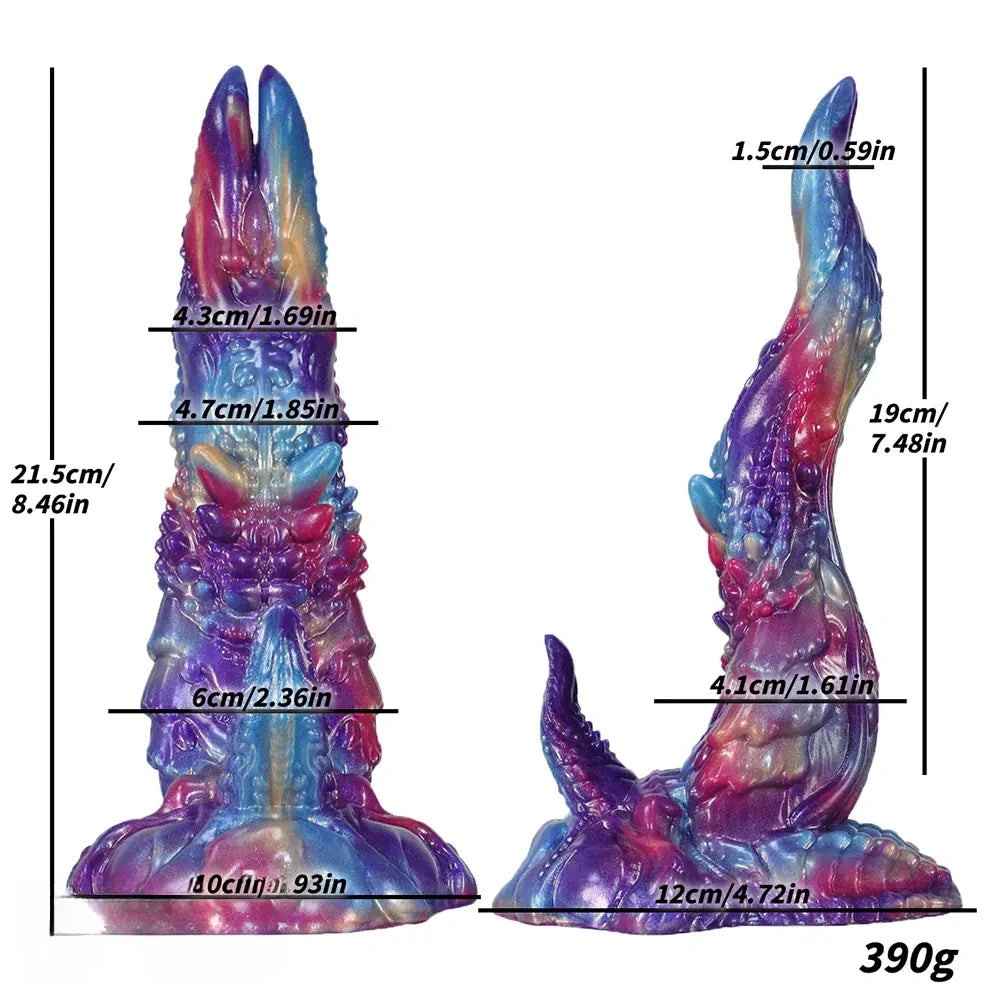Galaxy Tentacle Fantasy Dildo - Dragon Monster Dildo