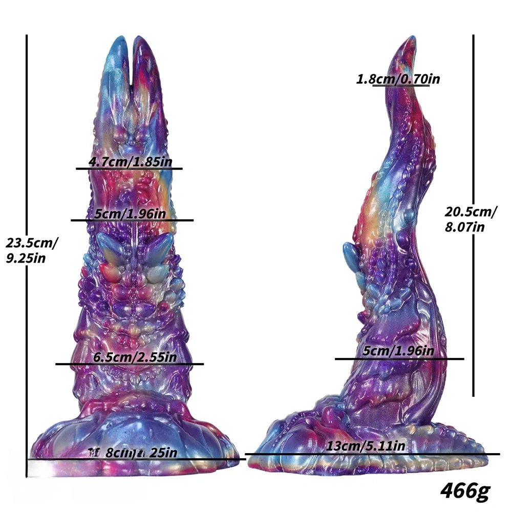 Galaxy Tentacle Fantasy Dildo - Dragon Monster Dildo
