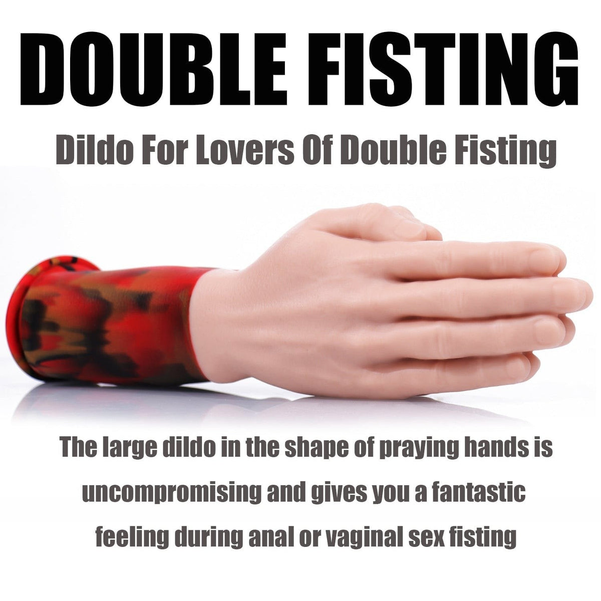 Giant Two-Tone Hand Silicone Dildo - Fantasy Fisting Dildo