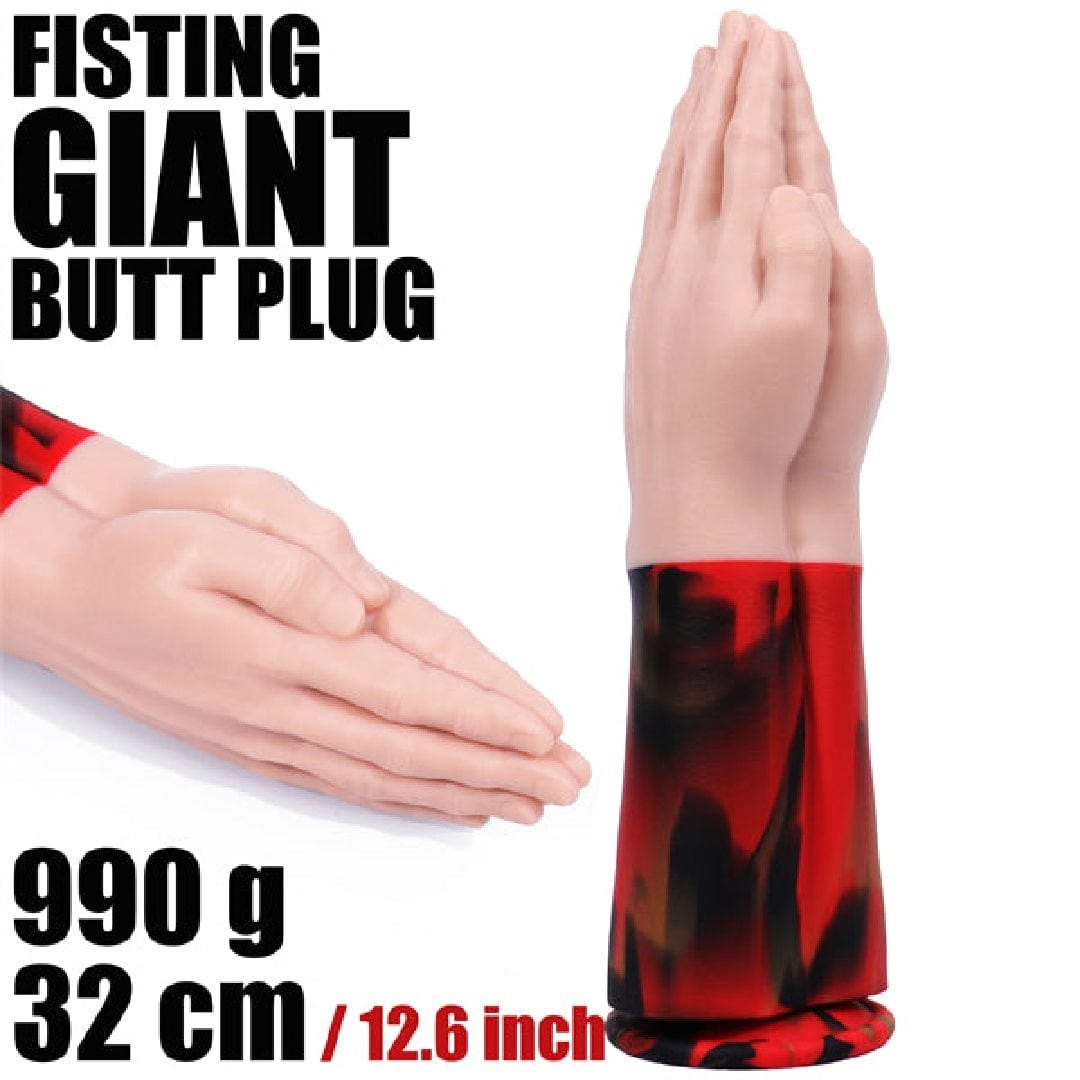 Giant Two-Tone Hand Silicone Dildo - Fantasy Fisting Dildo