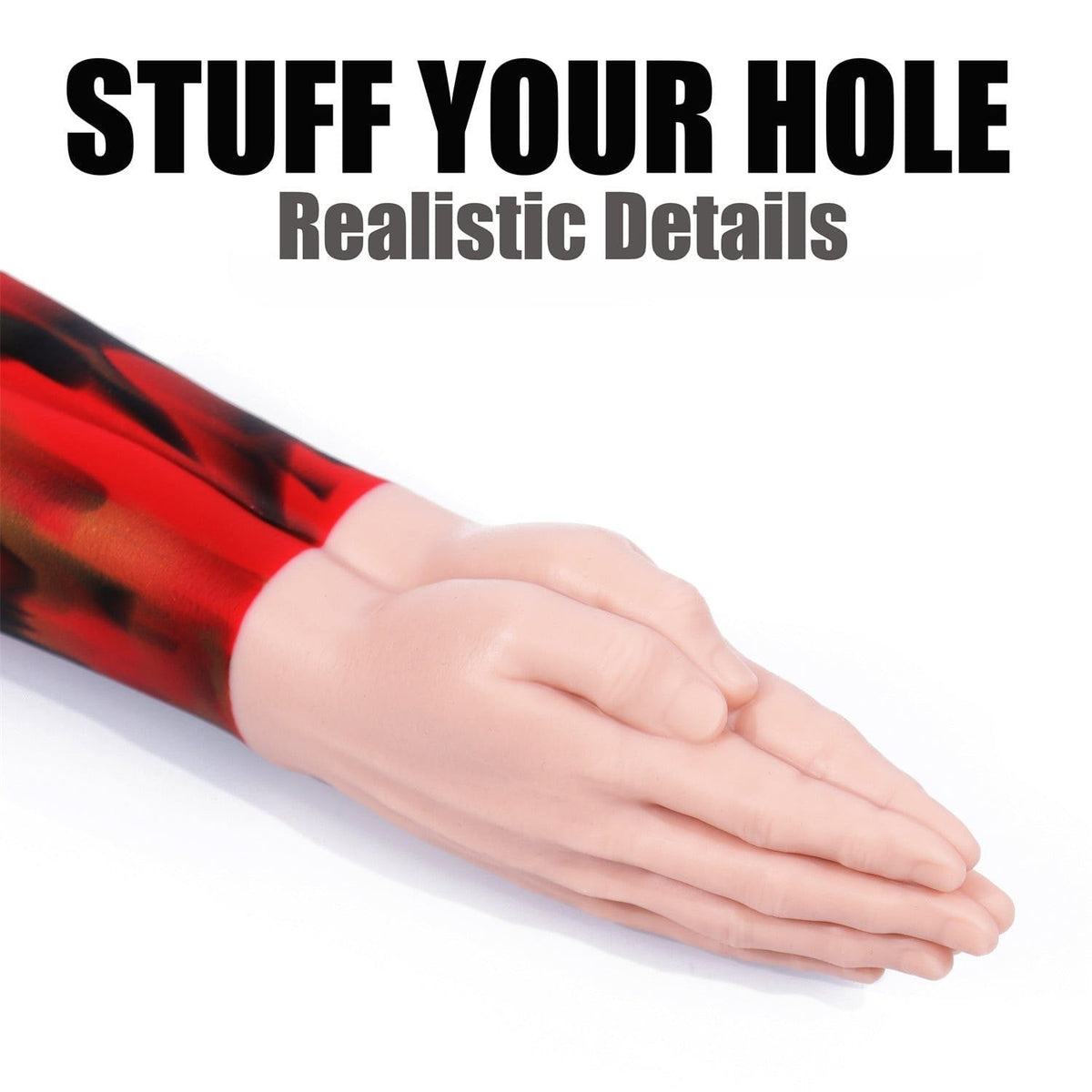 Giant Two-Tone Hand Silicone Dildo - Fantasy Fisting Dildo