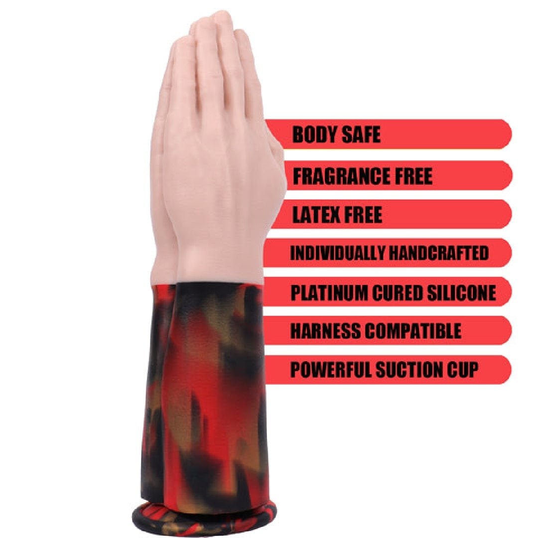 Giant Two-Tone Hand Silicone Dildo - Fantasy Fisting Dildo
