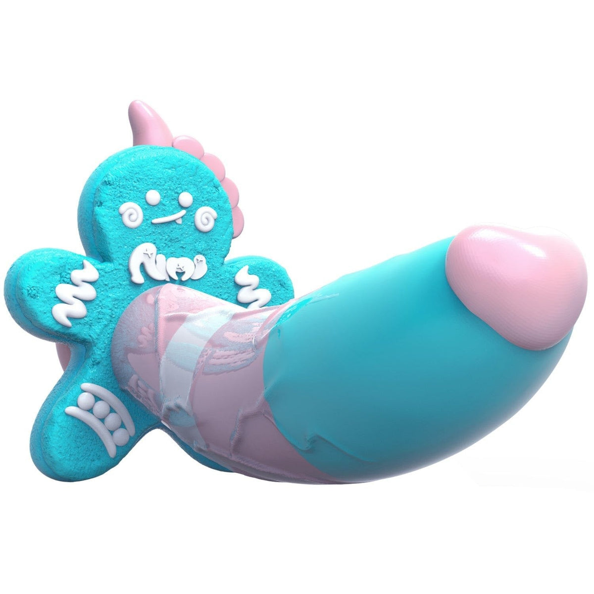 Gingerbread Man Novelty Dildo - Fantasy Silicone Dildo