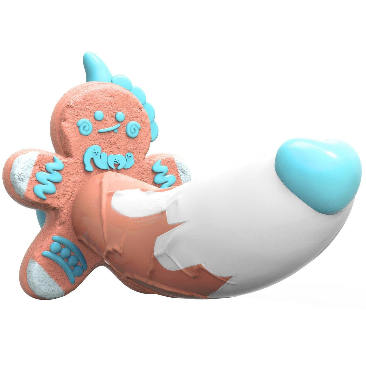 Gingerbread Man Novelty Dildo - Fantasy Silicone Dildo