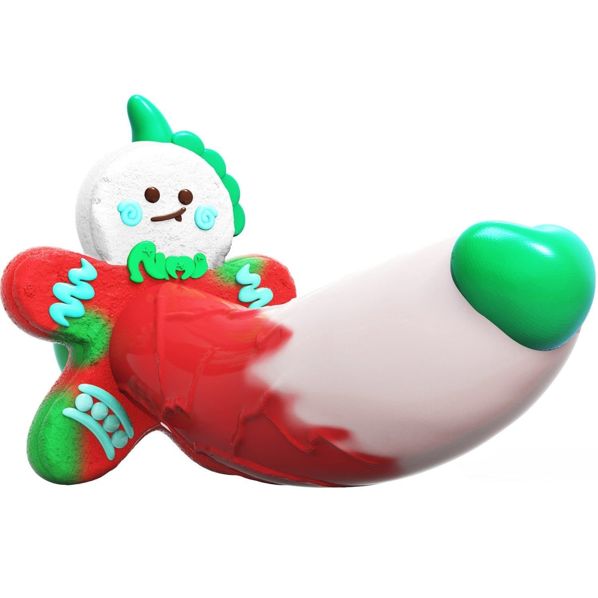 Gingerbread Man Novelty Dildo - Fantasy Silicone Dildo
