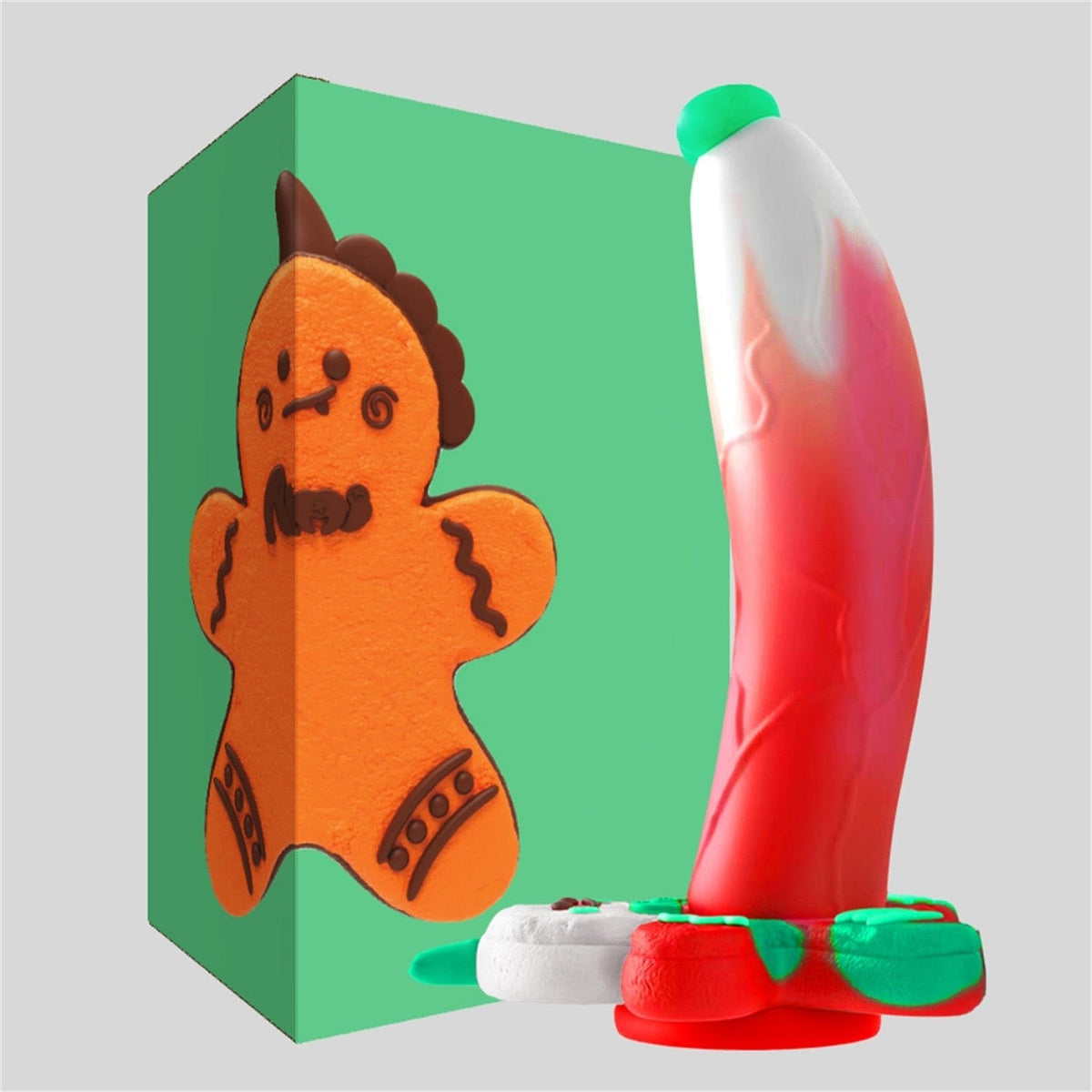 Gingerbread Man Novelty Dildo - Fantasy Silicone Dildo