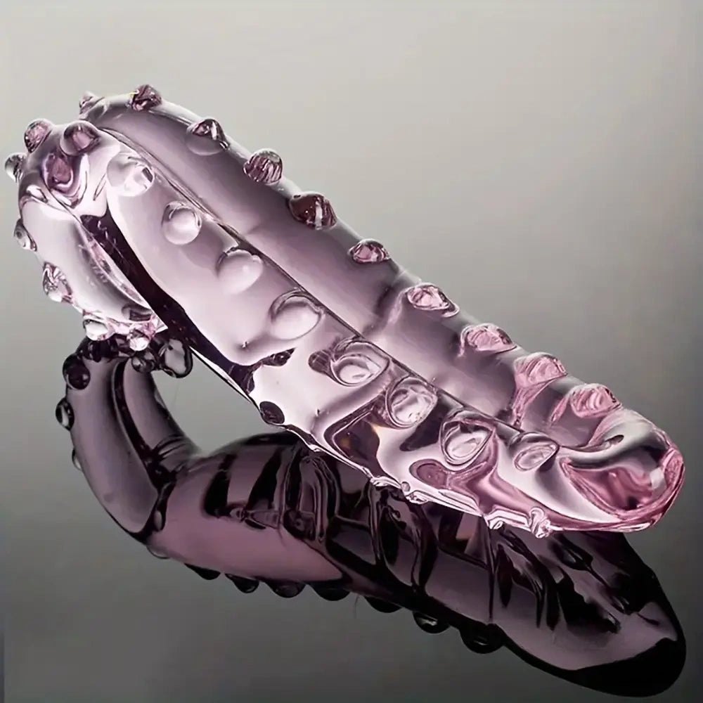 Glass Tentacle Dildo - Textured Glass Dildo Toy