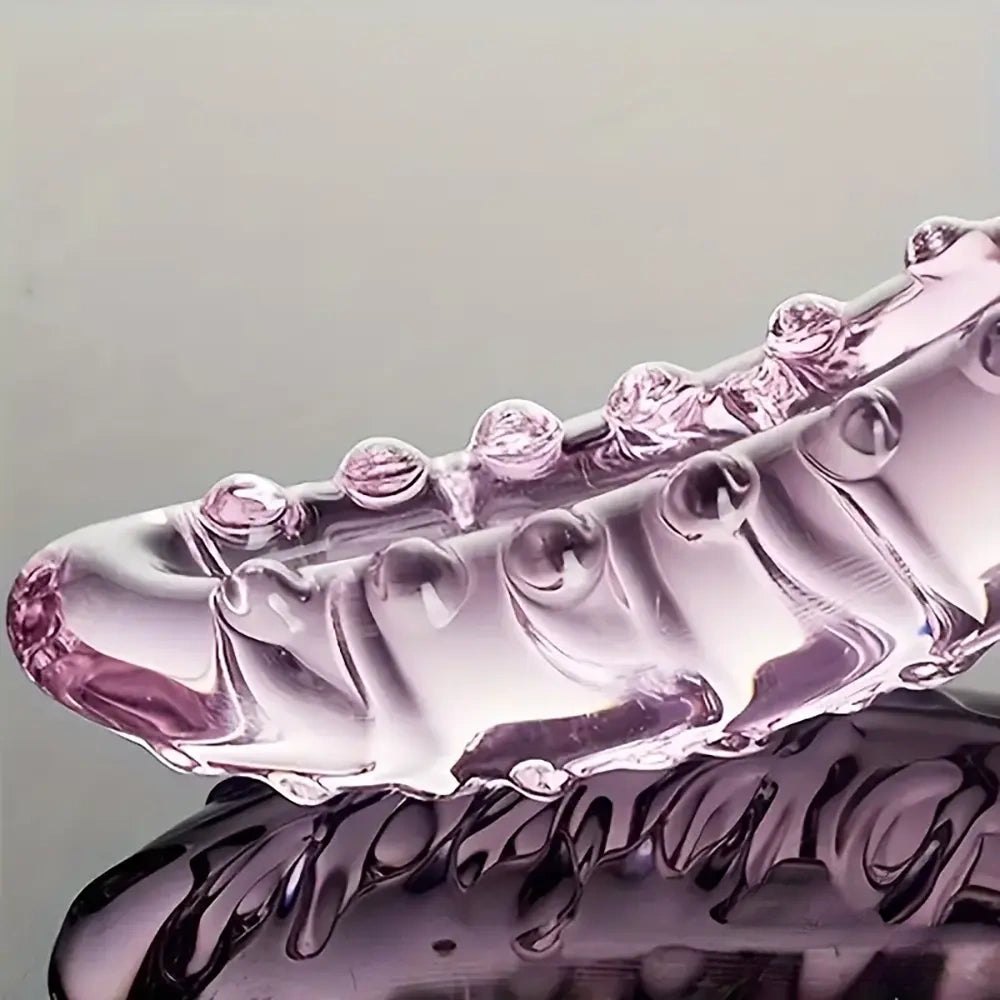 Glass Tentacle Dildo - Textured Glass Dildo Toy