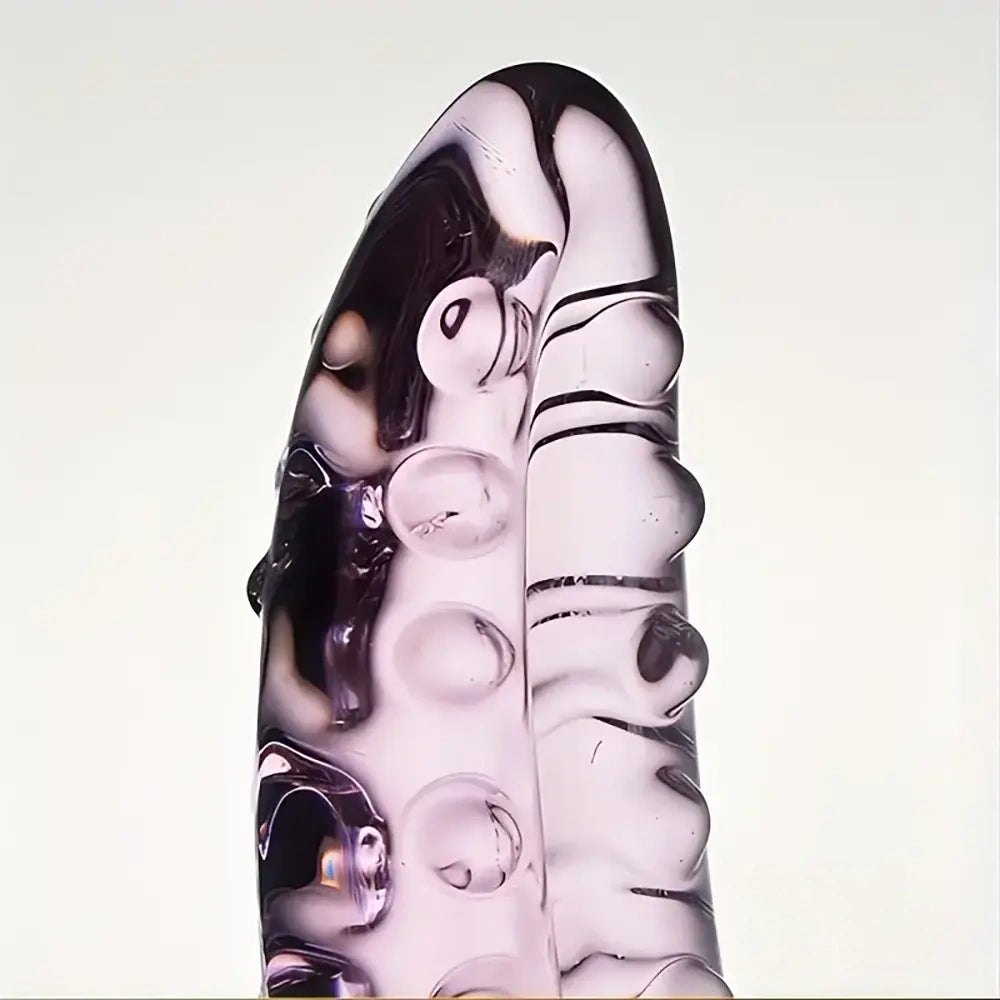 Glass Tentacle Dildo - Textured Glass Dildo Toy