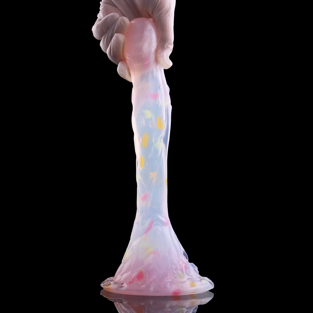 Glitter Fantasy Dildo - Silicone Monster Dildo