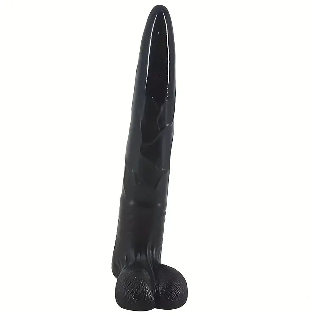 Glossy Realistic Dildo - PVC G-Spot Pleasure Dildo