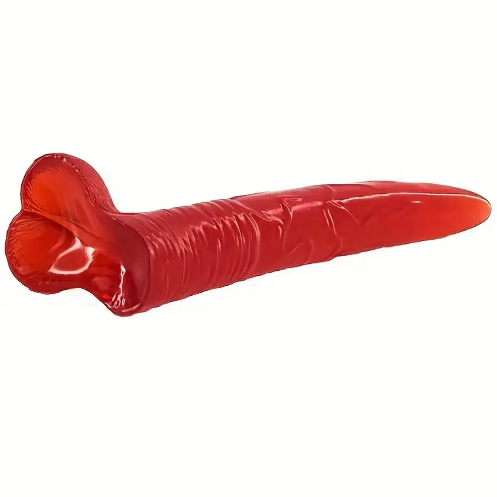 Glossy Realistic Dildo - PVC G-Spot Pleasure Dildo