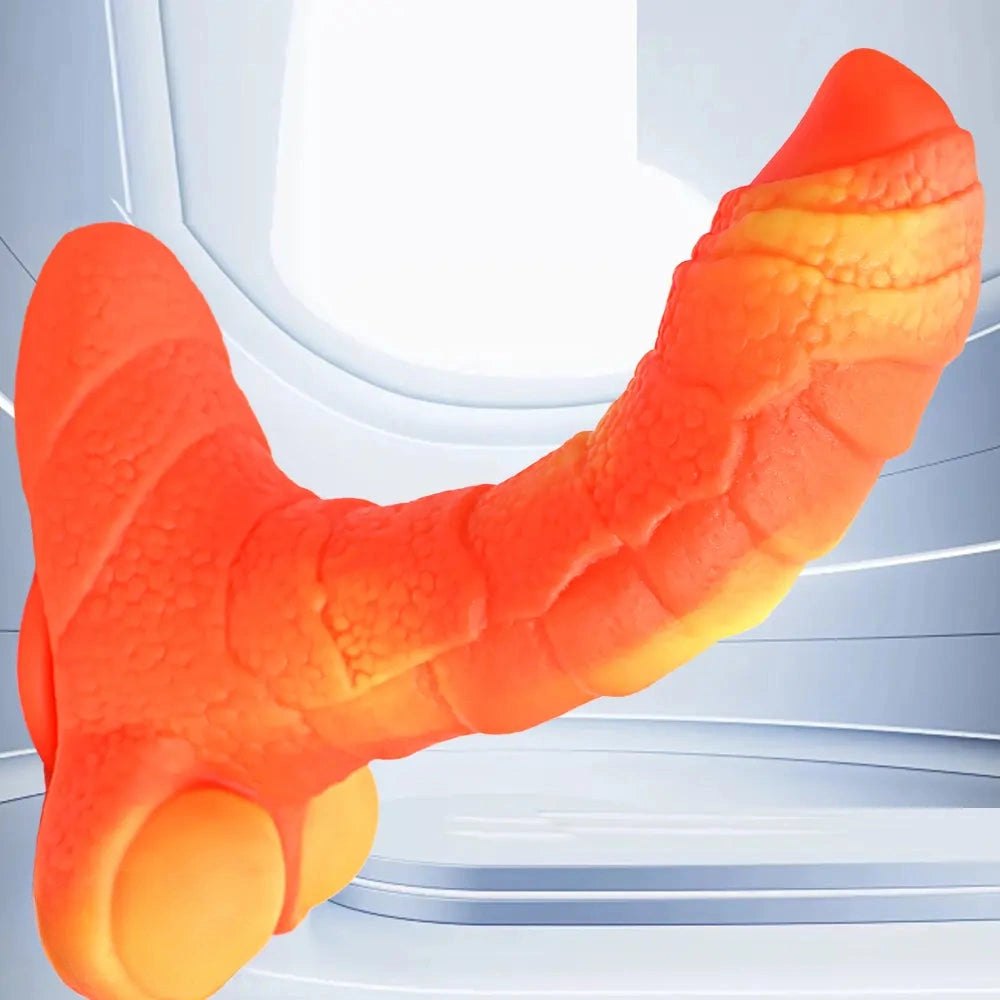 Glow Dragon Fantasy Dildo - Silicone Monster Dildo