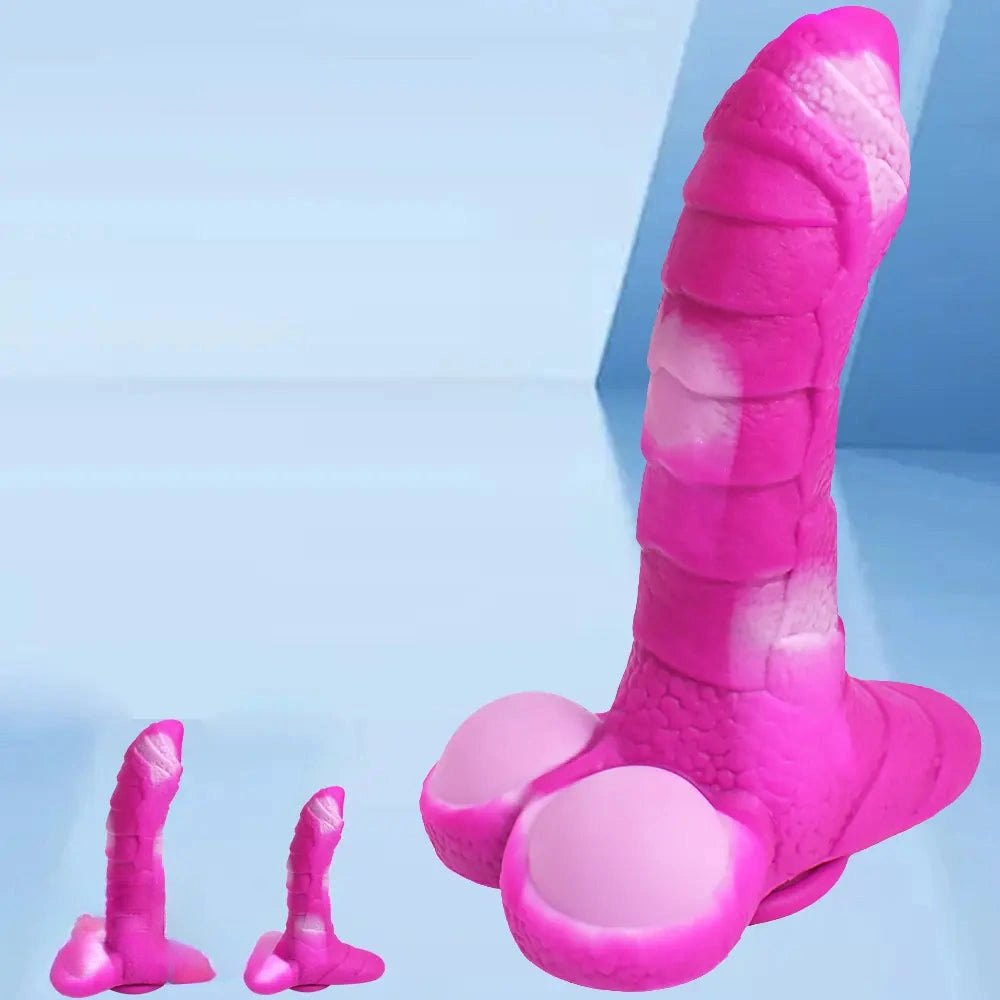 Glow Dragon Fantasy Dildo - Silicone Monster Dildo