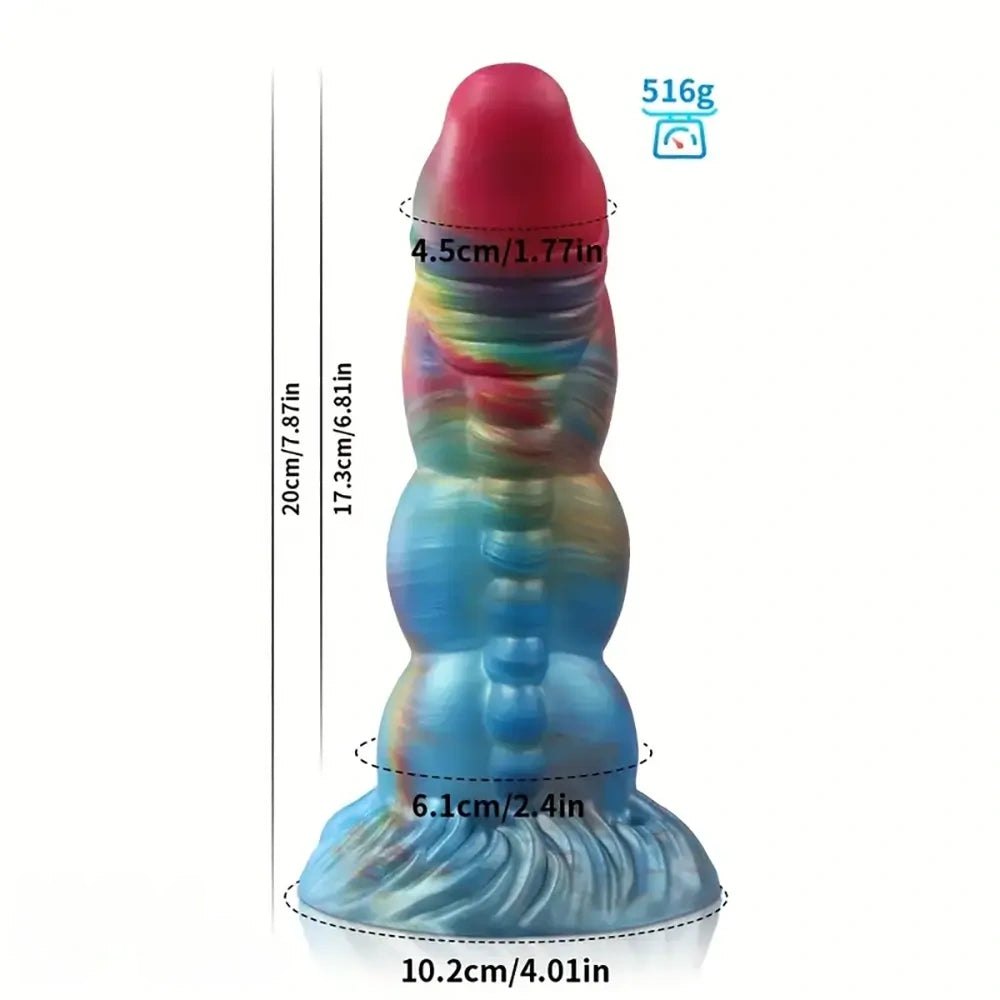 Glow Fantasy Monster Dildo - Dragon Monster Dildo 7.87 in