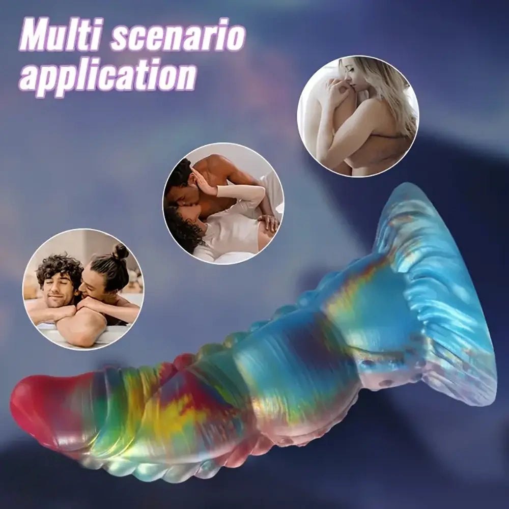 Glow Fantasy Monster Dildo - Dragon Monster Dildo 7.87 in