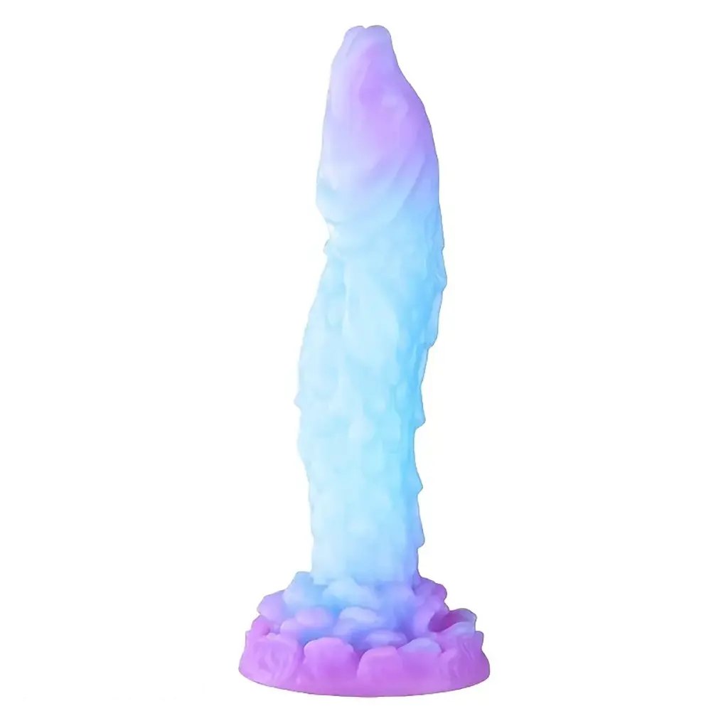 Glow Gradient Fantasy Dildo 9.25in - Fantasy Silicone Dildo