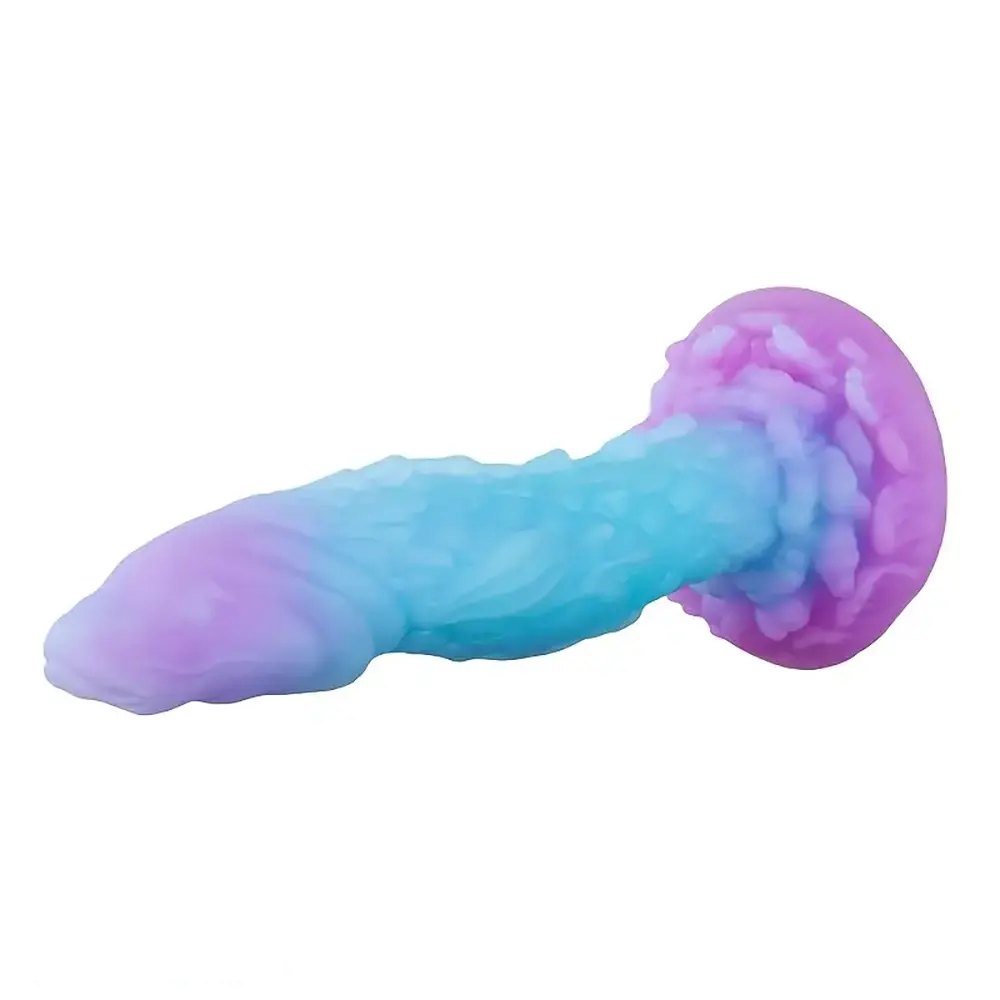 Glow Gradient Fantasy Dildo 9.25in - Fantasy Silicone Dildo