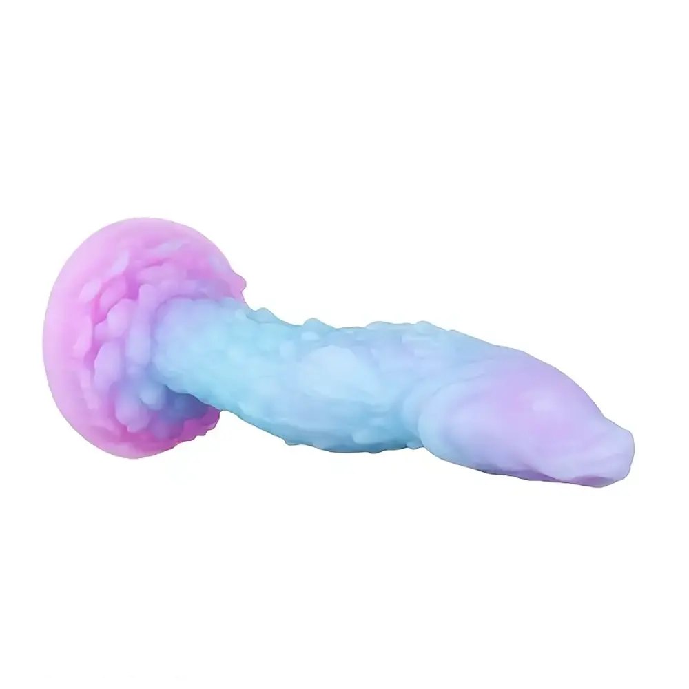 Glow Gradient Fantasy Dildo 9.25in - Fantasy Silicone Dildo