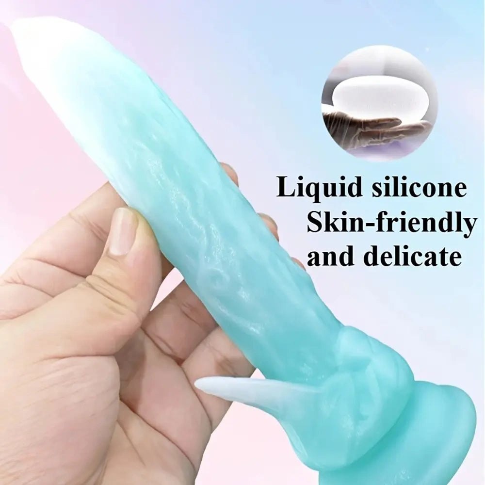 Glow-in-Dark Dual-Use Dildo - Glow in the Dark Realistic Dildo