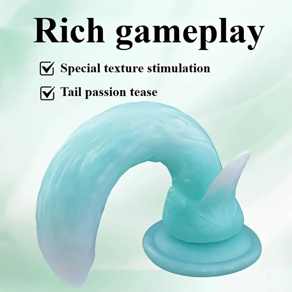 Glow-in-Dark Dual-Use Dildo - Glow in the Dark Realistic Dildo