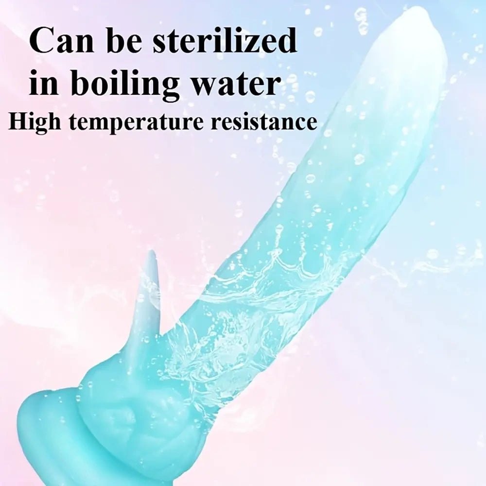Glow-in-Dark Dual-Use Dildo - Glow in the Dark Realistic Dildo