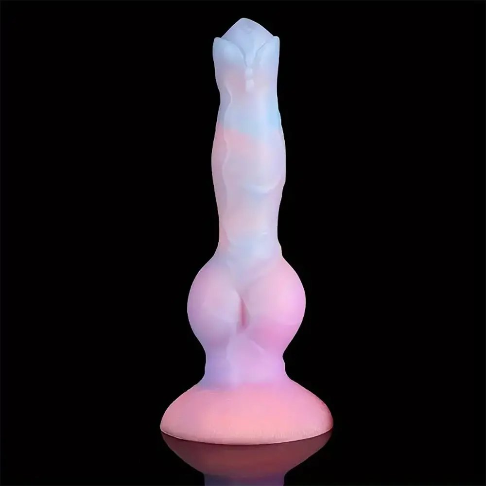 Glow-in-Dark Fantasy Dildo - Luminous Silicone Dildo