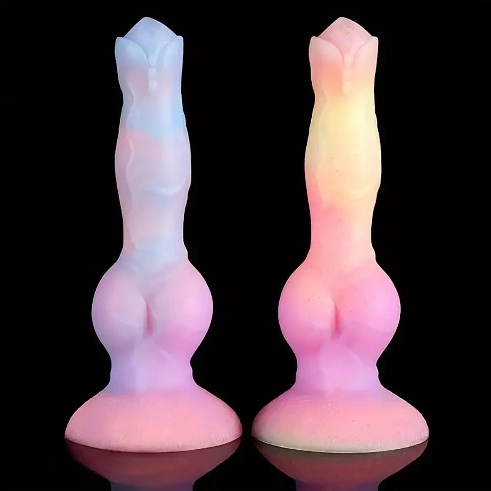 Glow-in-Dark Fantasy Dildo - Luminous Silicone Dildo