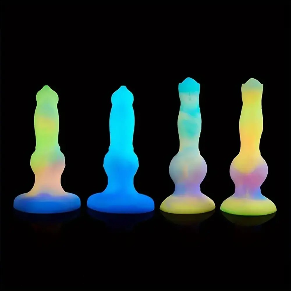 Glow-in-Dark Fantasy Dildo - Luminous Silicone Dildo
