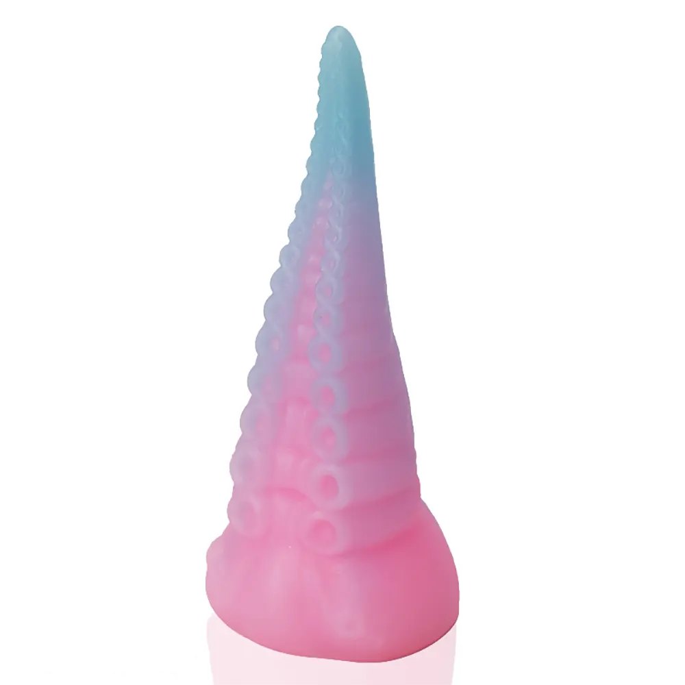 Glow-in-Dark Tentacle Dildo - Luminous Fantasy Tentacle Dildo