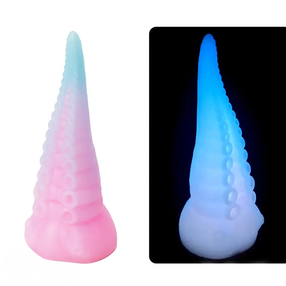 Glow-in-Dark Tentacle Dildo - Luminous Fantasy Tentacle Dildo