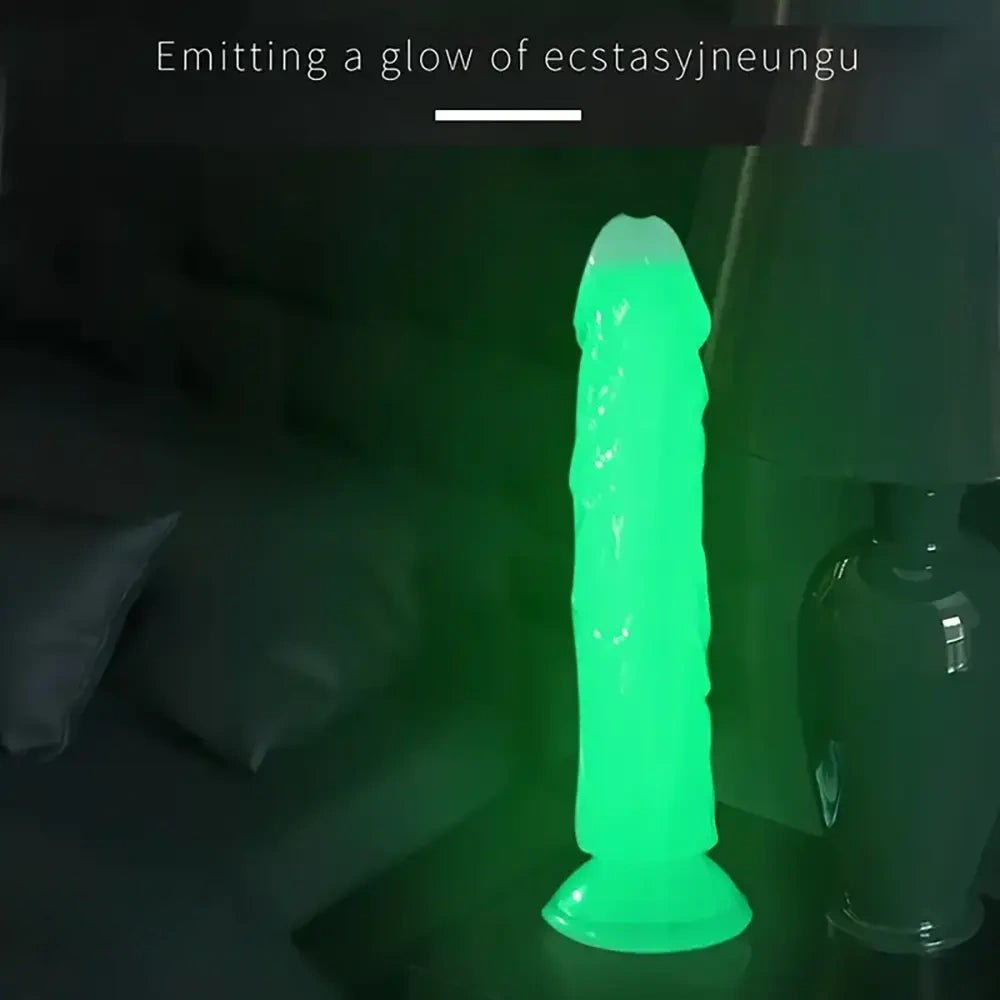 Glow in the Dark Dildo - Realistic Dildo, 5 Sizes