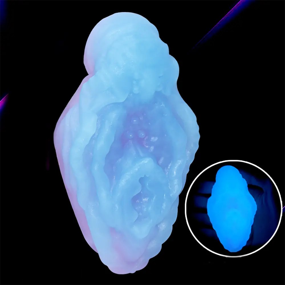 Glow In The Dark Stroker - Fantasy Shaped Pocket Pussy