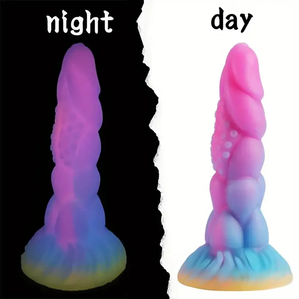 Glow Monster Fantasy Dildo - Silicone Creature Dildo