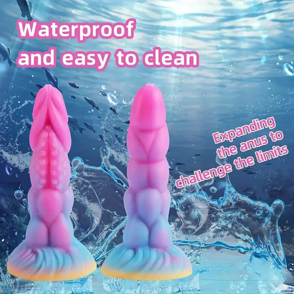 Glow Monster Fantasy Dildo - Silicone Creature Dildo