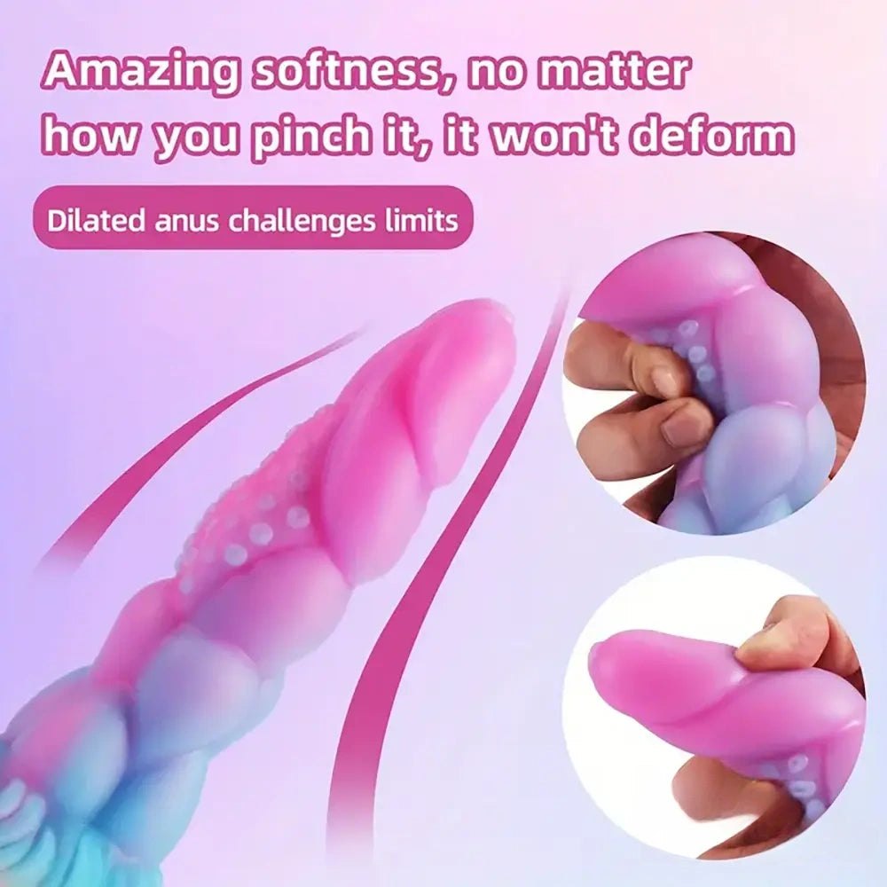 Glow Monster Fantasy Dildo - Silicone Creature Dildo