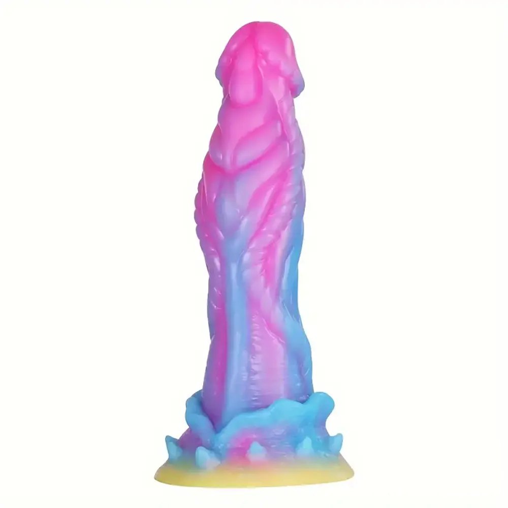 Glow Monster Fantasy Dildo - Silicone Fantasy Monster Dildo