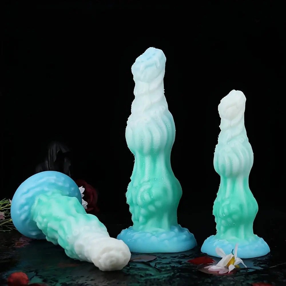 Glow Monster Fantasy Dildo Set - Fantasy Monster Dildo