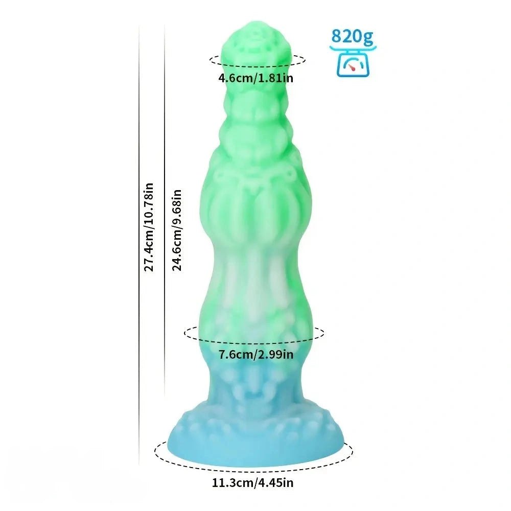 Glow Monster Fantasy Dildo Set - Fantasy Monster Dildo