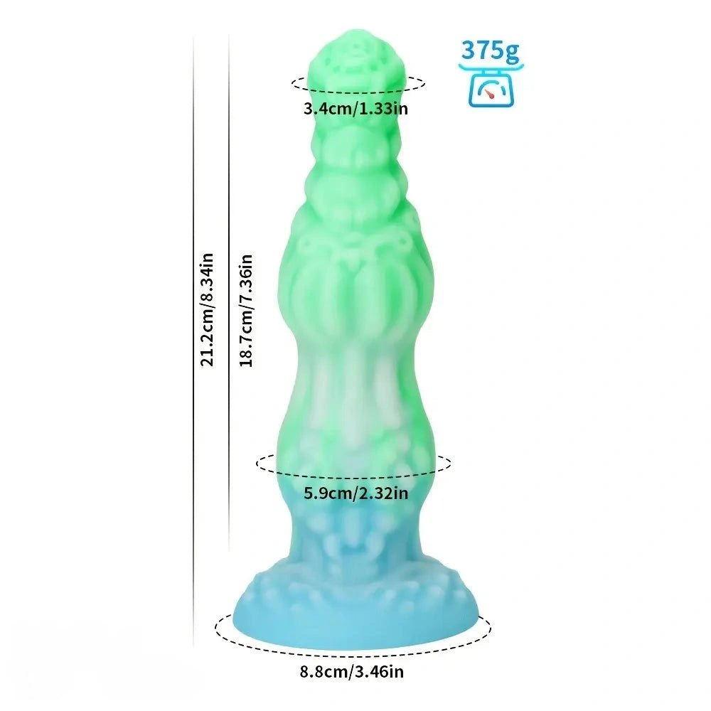 Glow Monster Fantasy Dildo Set - Fantasy Monster Dildo