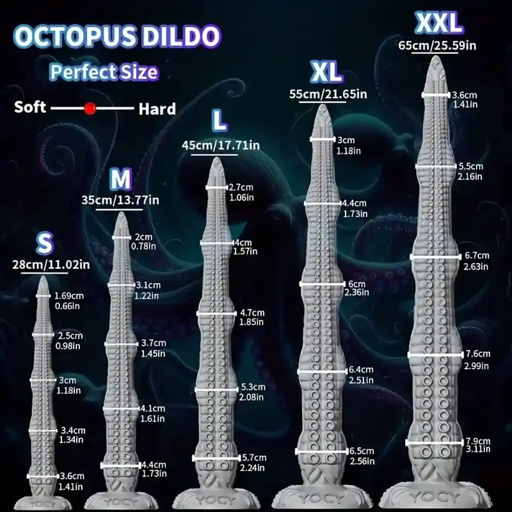 Glow Tentacle Fantasy Dildo - Fantasy Tentacle Dildo