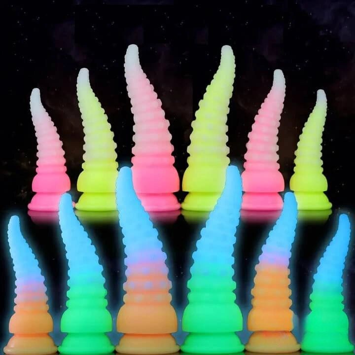 Glow Tentacle Fantasy Dildo - Silicone Fantasy Dildo