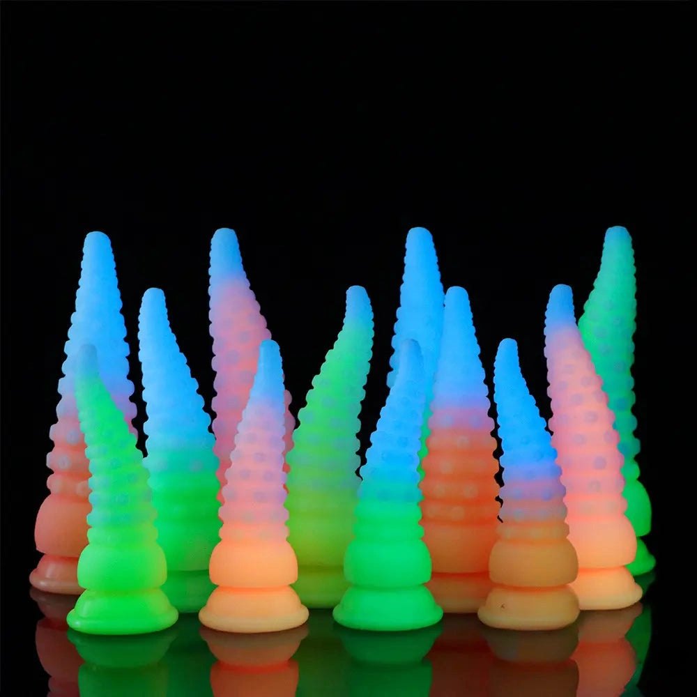 Glow Tentacle Fantasy Dildo - Silicone Fantasy Dildo