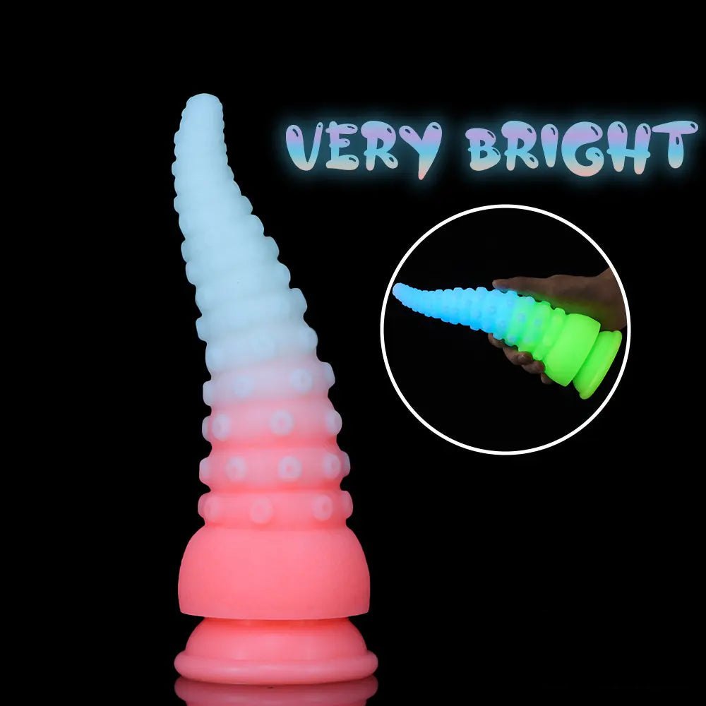 Glow Tentacle Fantasy Dildo - Silicone Fantasy Dildo