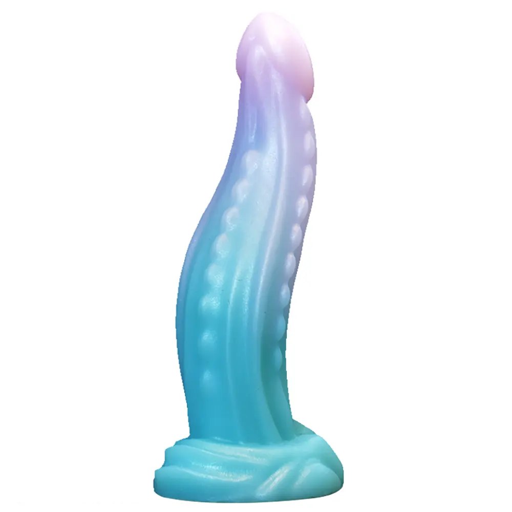 Glow Tentacle Fantasy Dildo - Silicone Monster Dildo