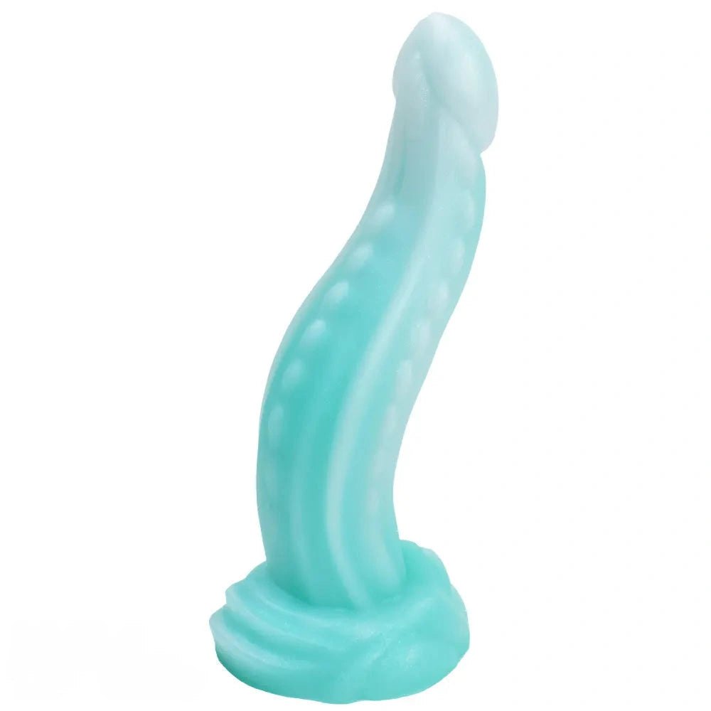 Glow Tentacle Fantasy Dildo - Silicone Monster Dildo