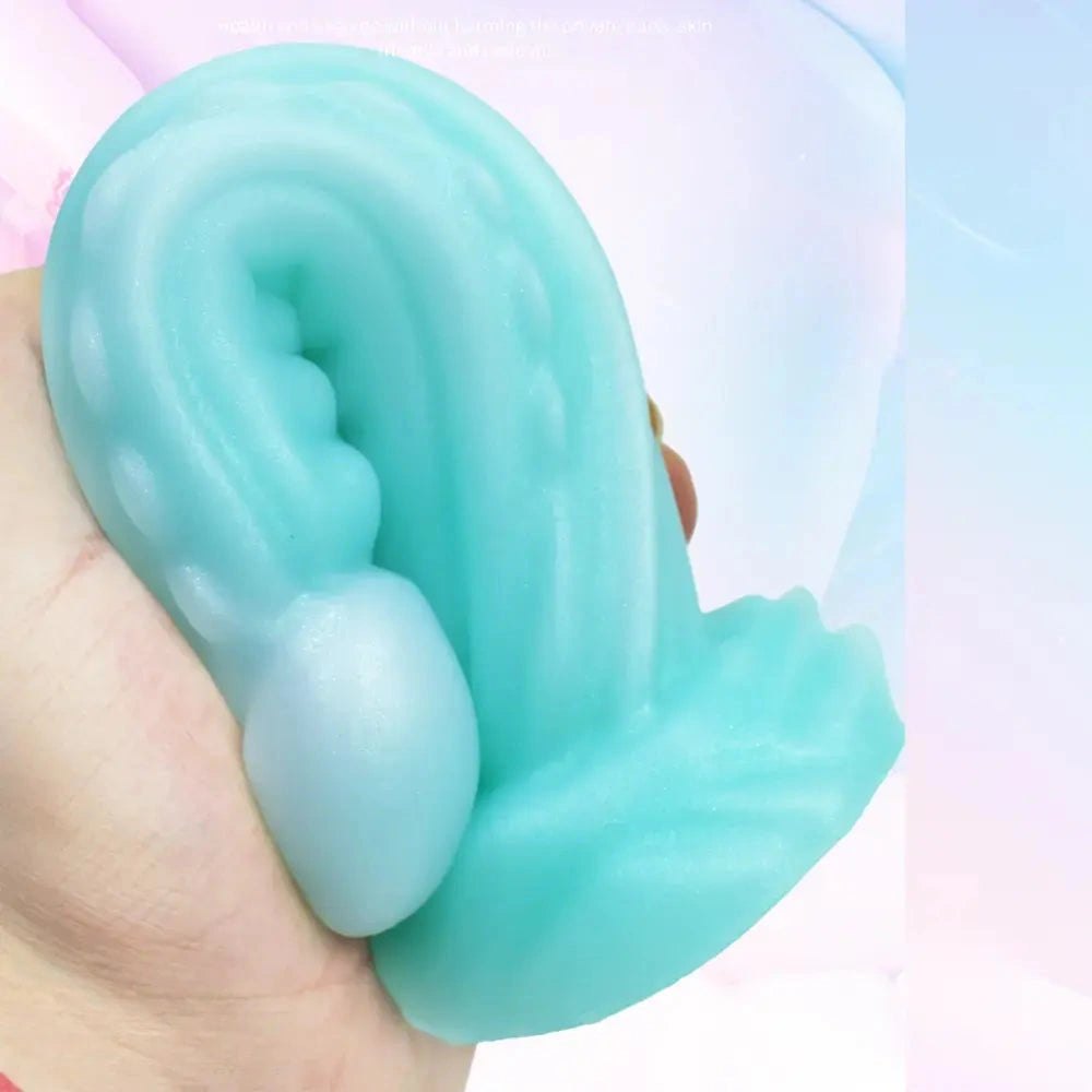 Glow Tentacle Fantasy Dildo - Silicone Monster Dildo